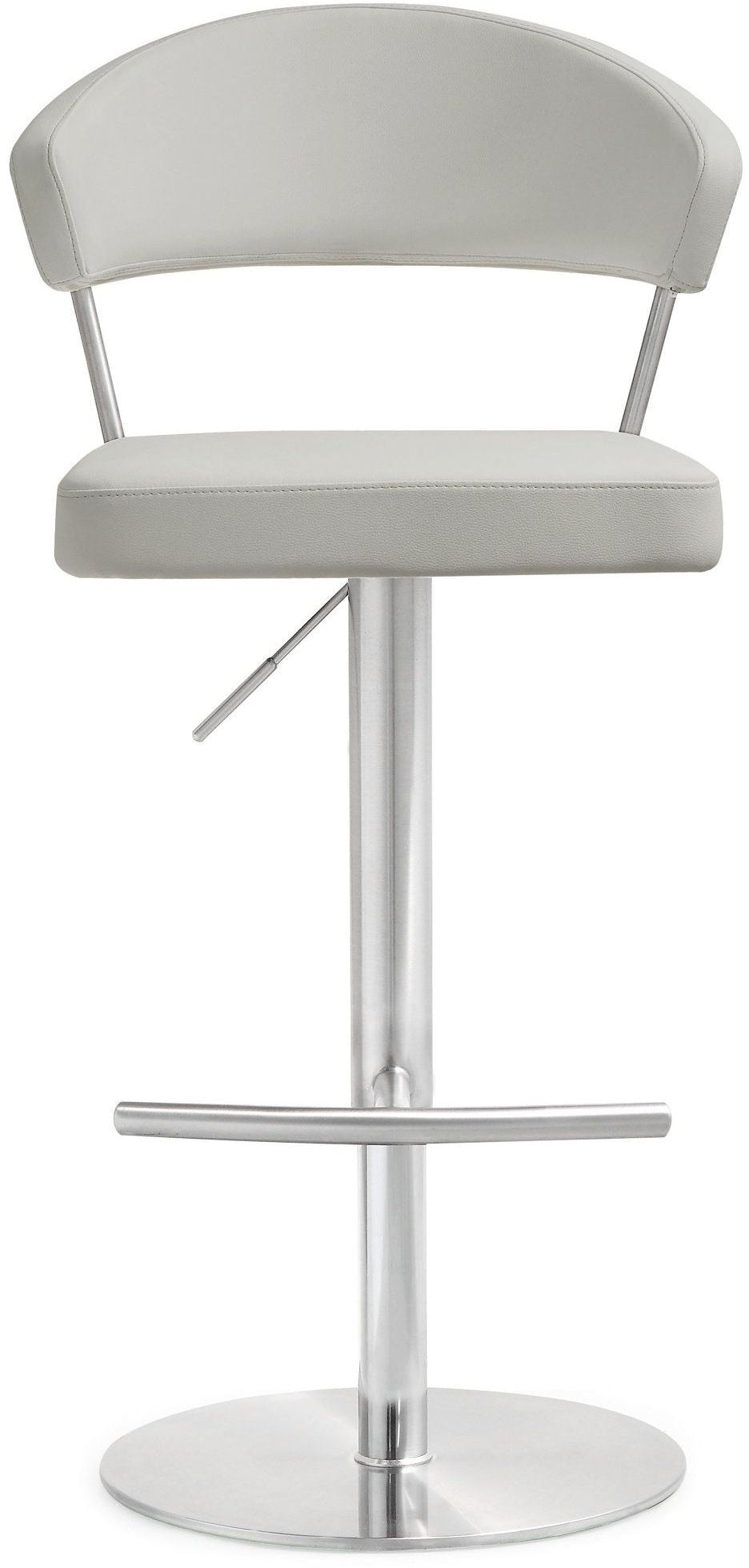 Cosmo Light Grey Stainless Steel Barstool