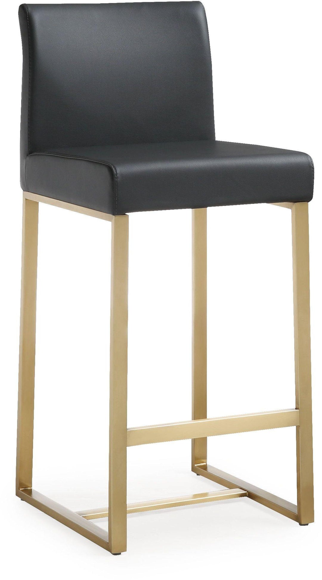 Denmark Black Gold Steel Counter Stool - Set of 2