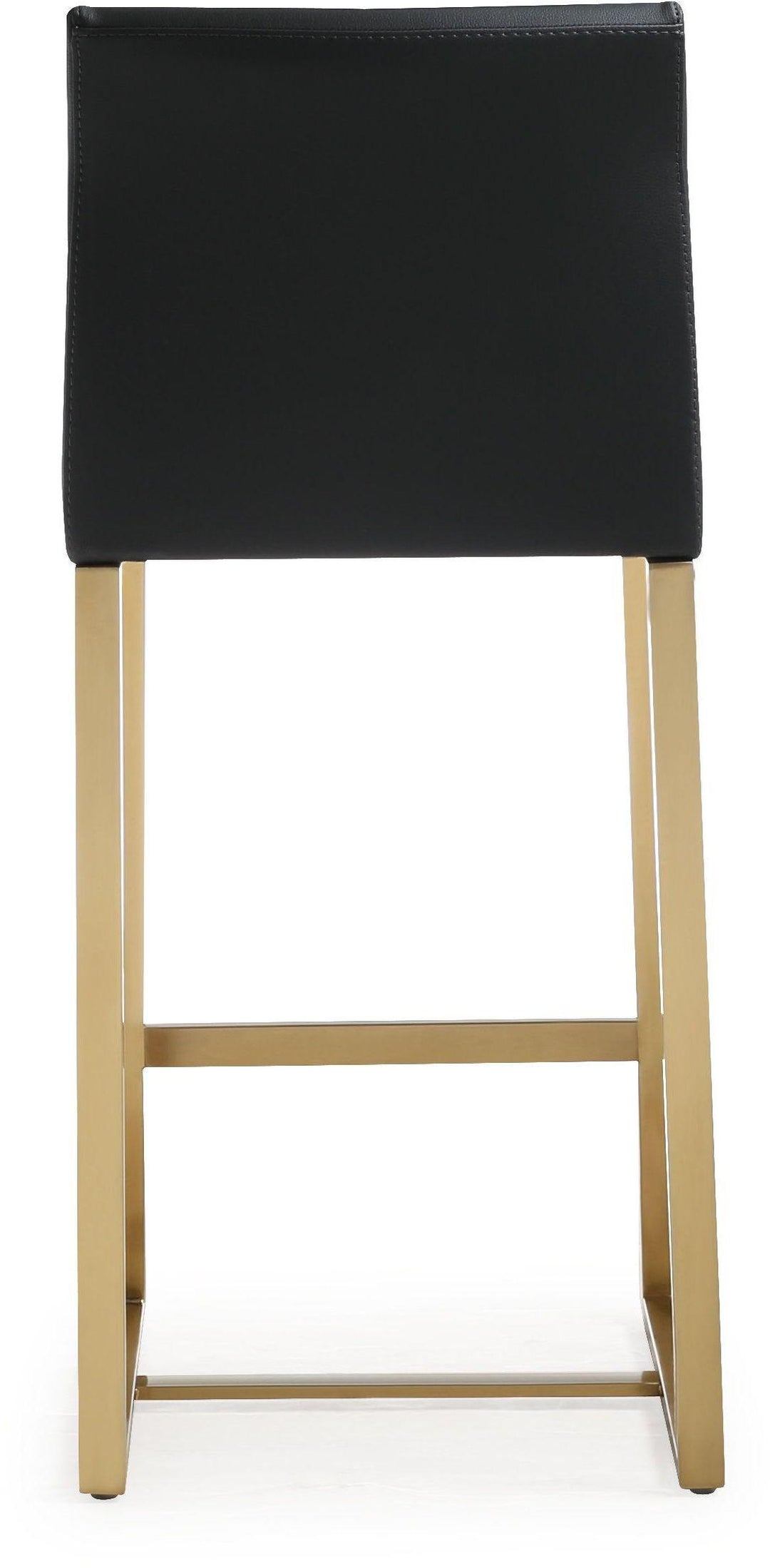 Denmark Black Gold Steel Counter Stool - Set of 2