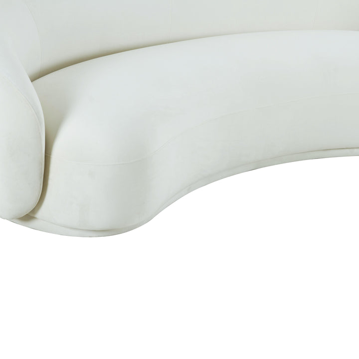 Kendall Cream Velvet Sofa