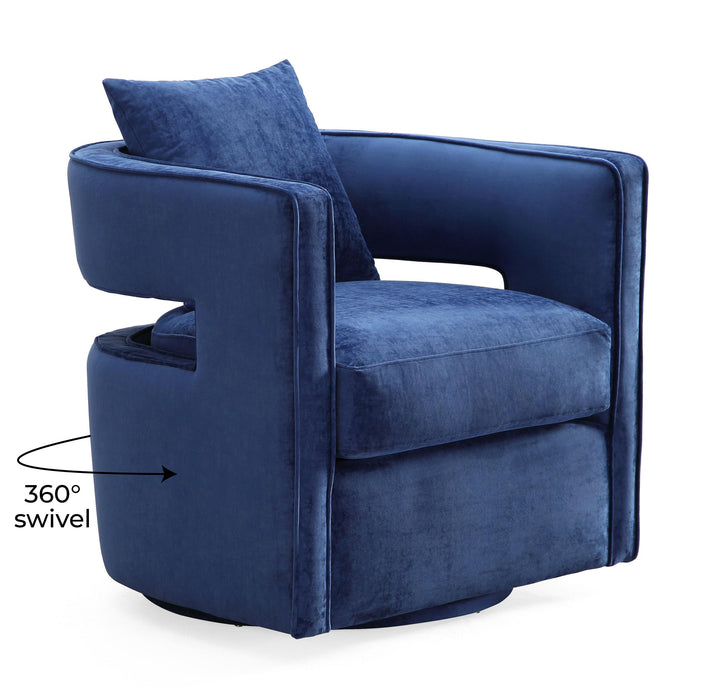 Kennedy Navy Swivel Chair