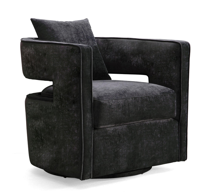 Kennedy Black Swivel Chair