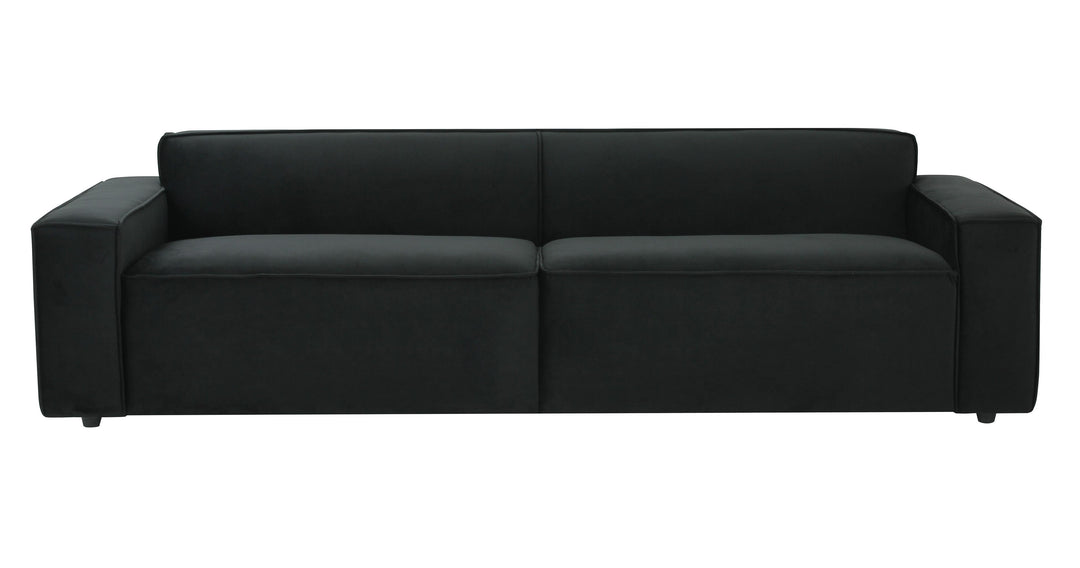 Olafur Black Velvet Sofa