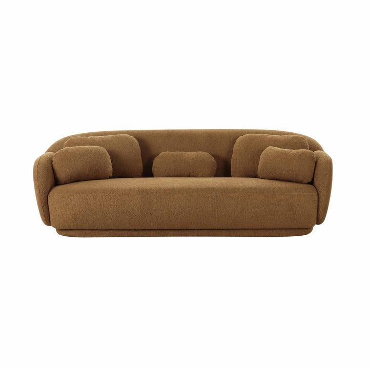 Misty Brown Boucle Sofa