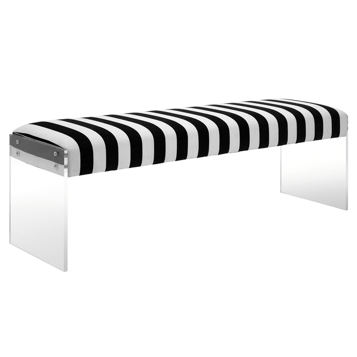 Envy Paris Velvet/Acrylic Bench