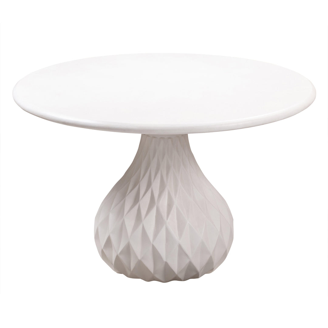 Tulum Ivory Concrete Dining Table