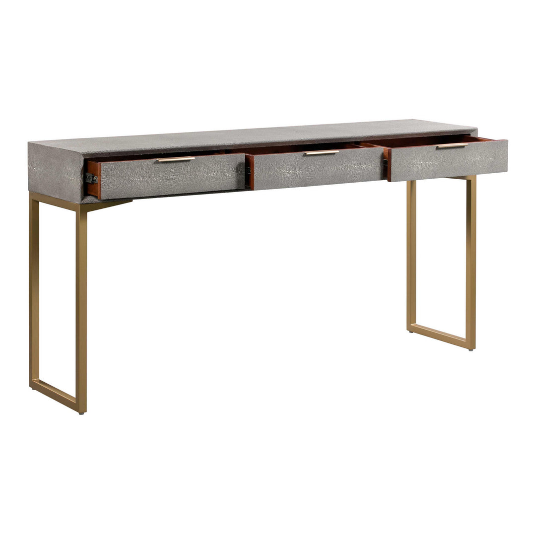 Pesce Shagreen Console Table