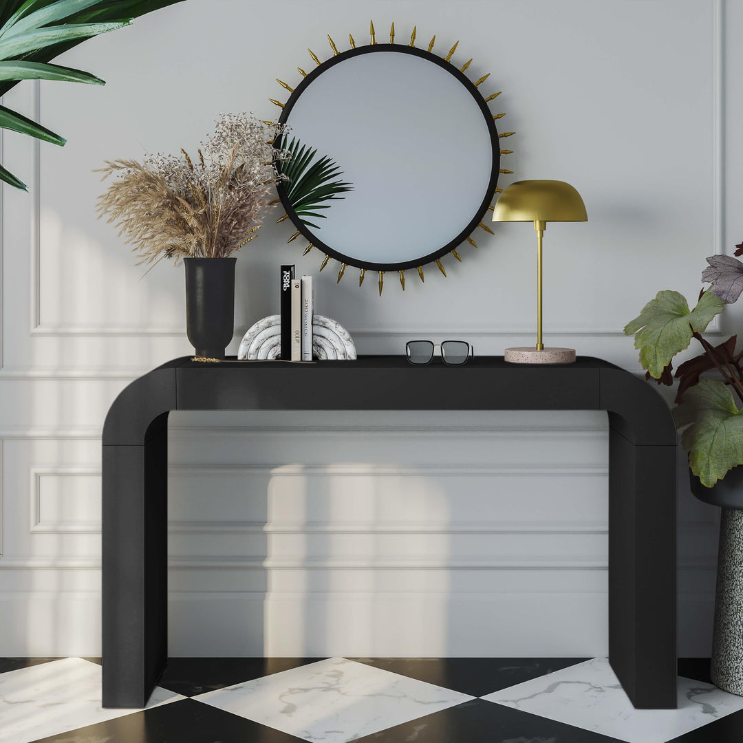 Hump Black Console Table