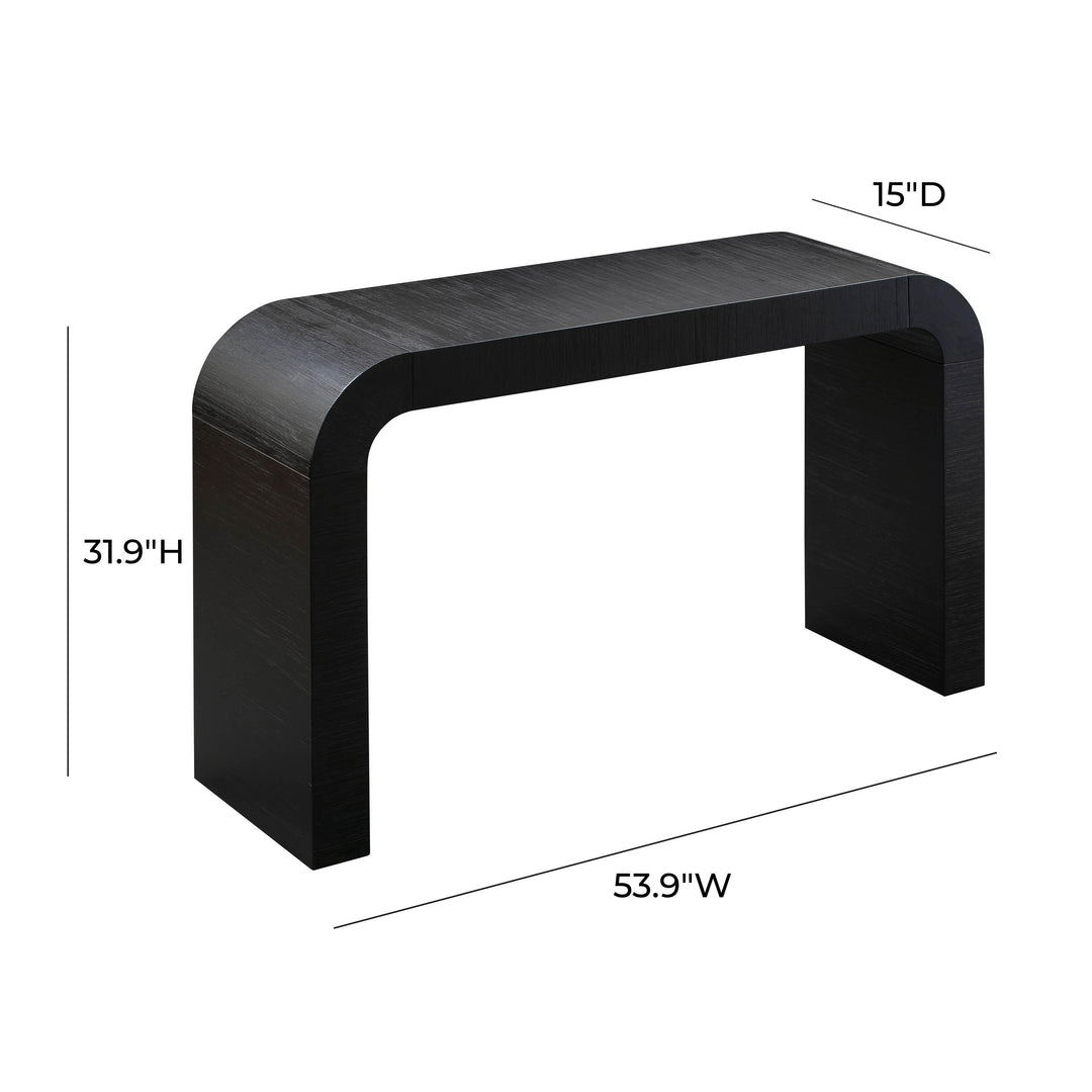 Hump Black Console Table