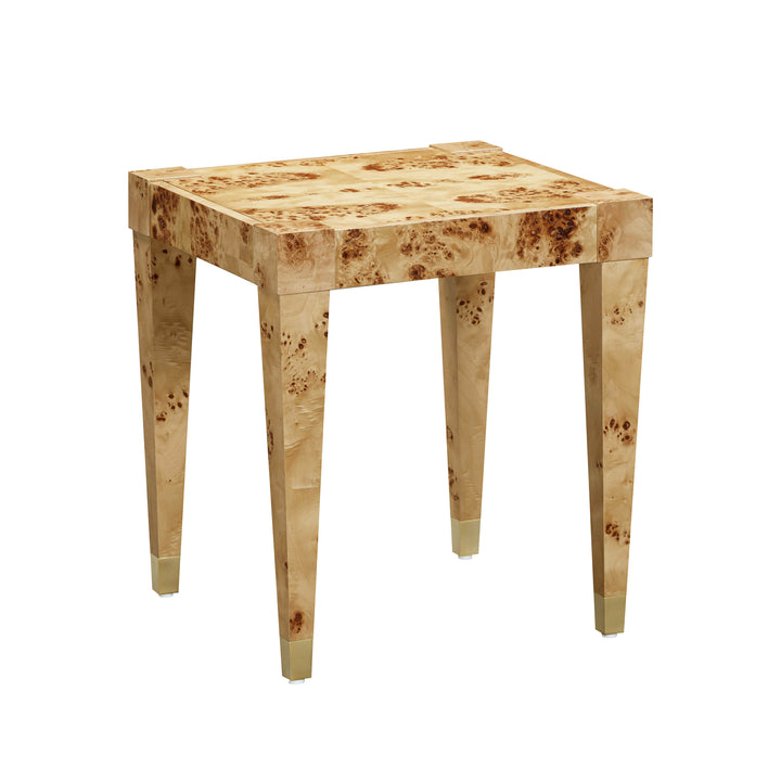 Brandyss Natural Burl End Table