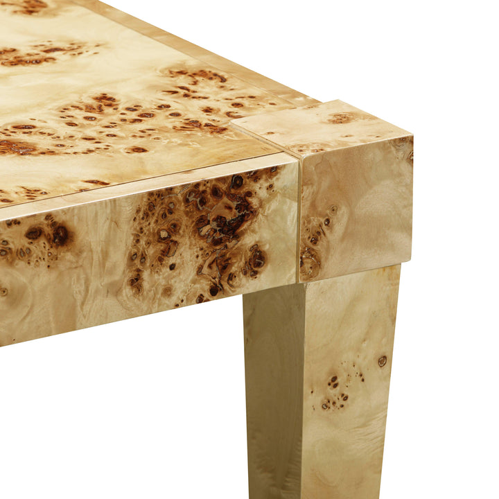 Brandyss Natural Burl End Table