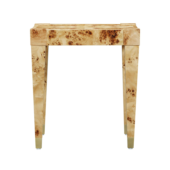 Brandyss Natural Burl End Table - UK