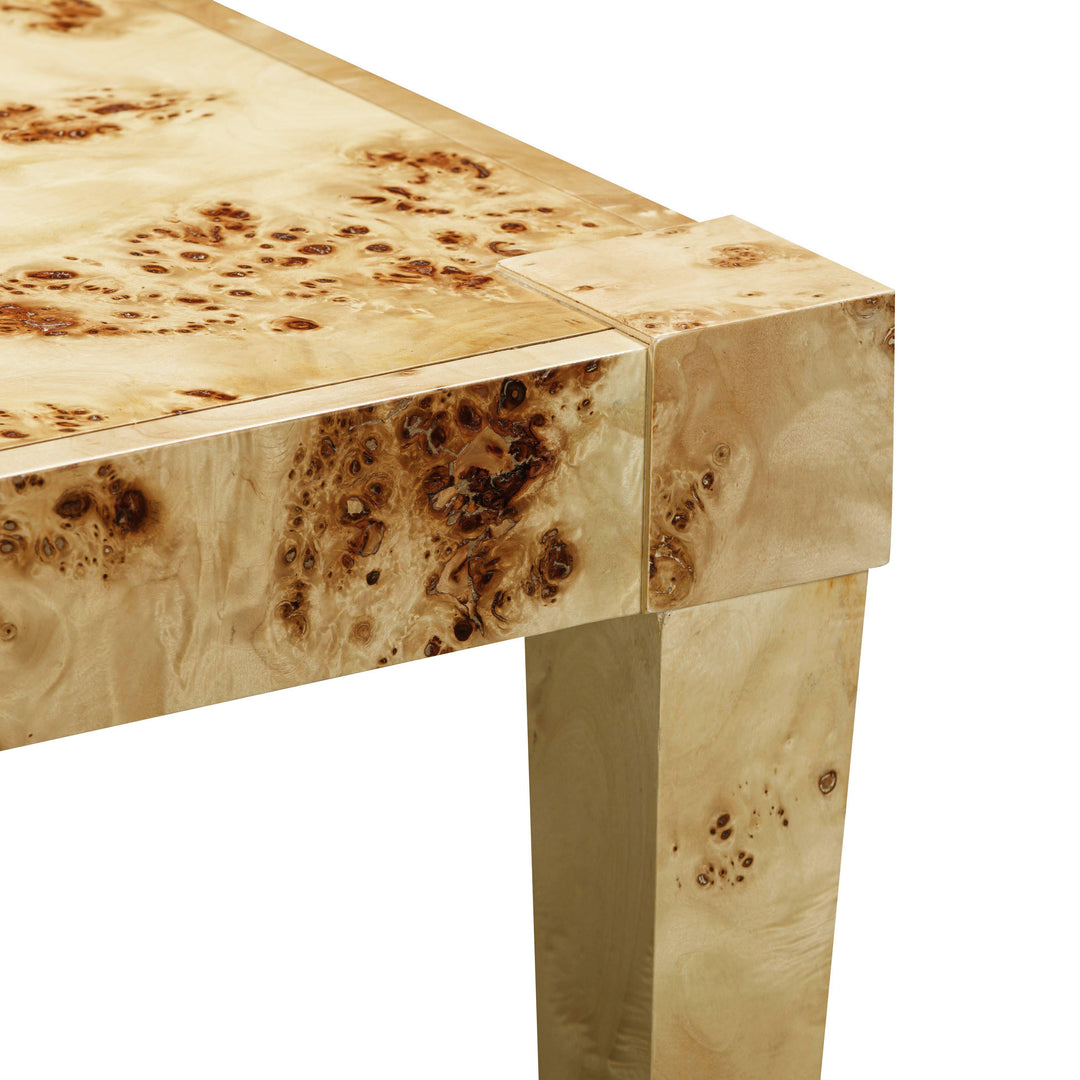 Brandyss Natural Burl End Table - UK