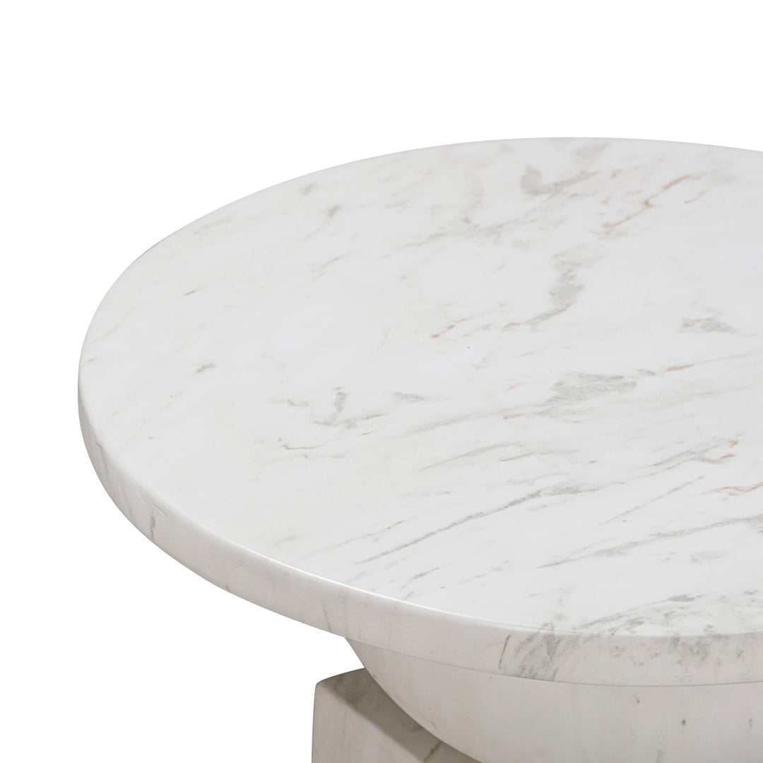 Chip Marble Print Indoor / Outdoor Side Table