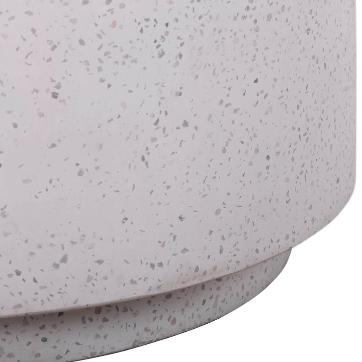 Terrazzo Light Speckled Side Table