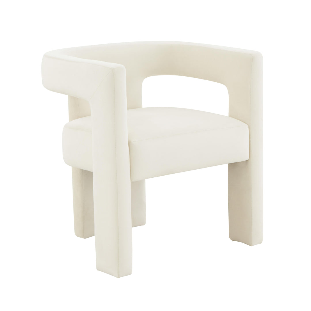 Sloane Cream Velvet Chair