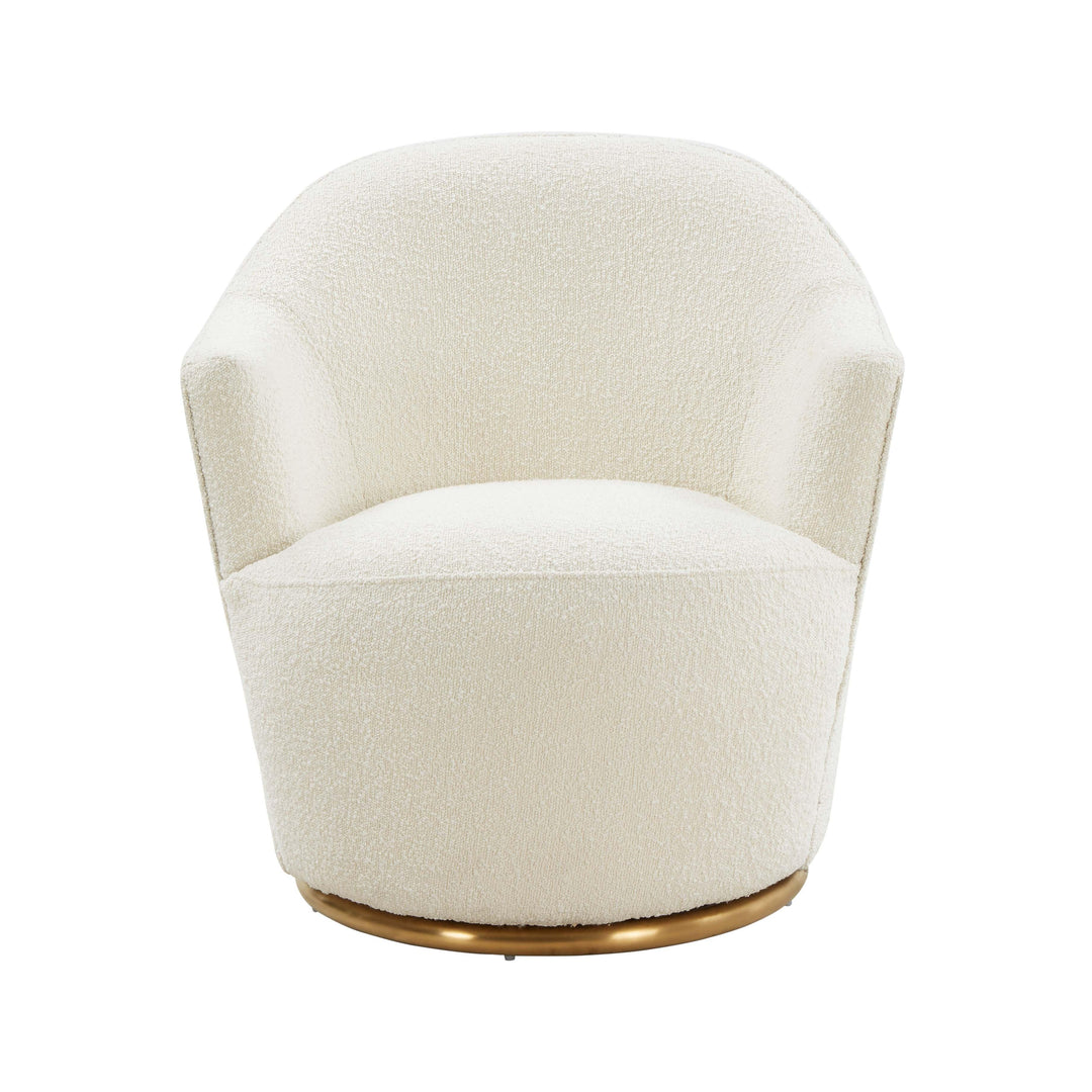 Skyla Boucle Swivel Chair