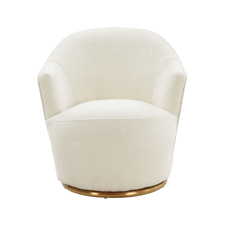 Skyla Boucle Swivel Chair