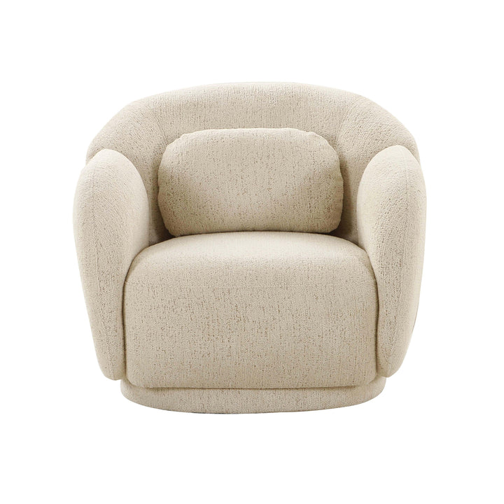 Misty Cream Boucle Accent Chair