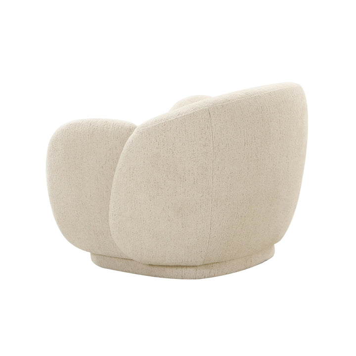 Misty Cream Boucle Accent Chair