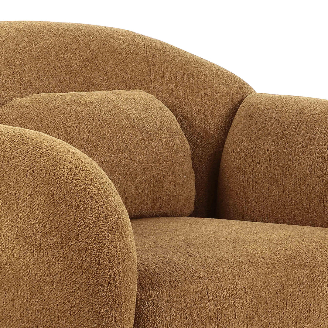 Misty Brown Boucle Accent Chair