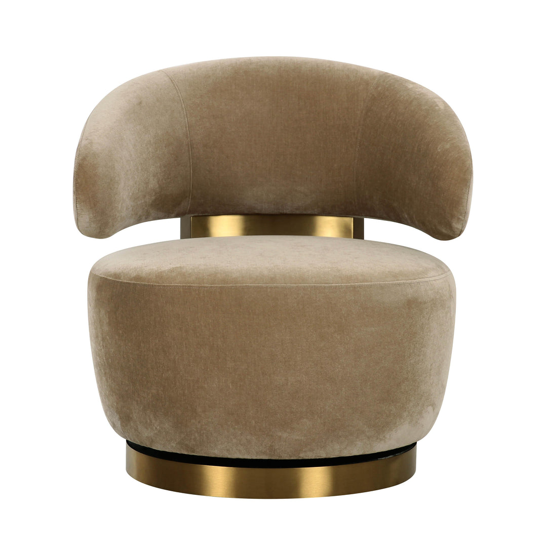 Austin Oat Recycled Fabric Swivel Chair