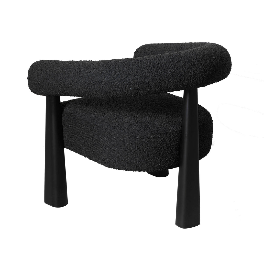 Spara Black Boucle Accent Chair